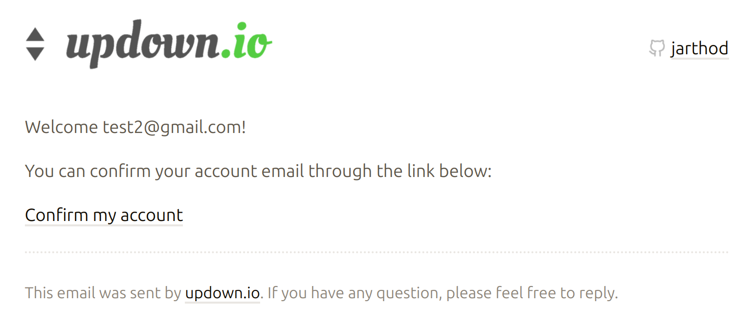confirmation email screenshot